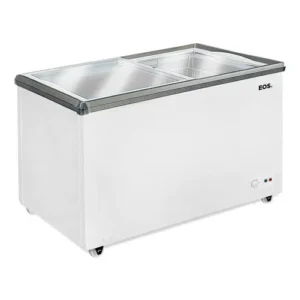 Freezer Expositor Horizontal Eos 320 Litros Dupla Ação Eeh400 Eeh400Xx Branco