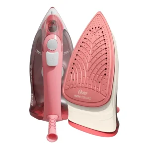 Ferro De Passar Oster A Vapor Base Cerâmica 1400w 220v Rosa Rosa 220v