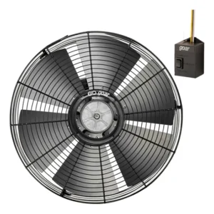 Exaustor Industrial Axial 40cm Preto Trif 1/2 Ep40t4 Goar Nf 220/380v