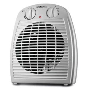 Aquecedor De Ar A-08 Cinza Mondial 110v Branco 127v