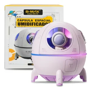 Umidificador Astronauta B-Max BM-076 Portátil Difusor USB Silencioso LED