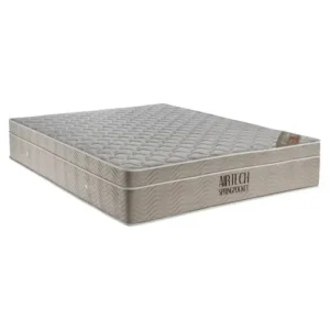 Oferta De Colchão Casal Com Molas Ensacadas Airtech 138x188 Bege