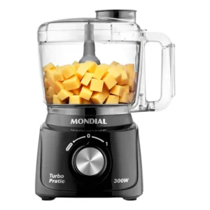 Mini Processador De Alimentos Turbo Pratic Mp16 300w Mondial Preto 110v