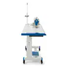 Máquina De Costura Reta Elgin Direct Drive Completa Com Mesa Azul 127v - Imagem 5