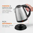 Chaleira Elétrica Mondial Pratic Inox 127v - Imagem 4