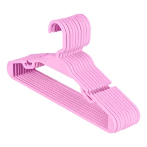 Cabide Infantil 50 Unidades Atacado Cor Rosa