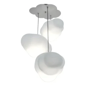 Luminária Pendente Teto Usare Trio De Nuvens Mini Fluffy