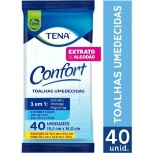 Toalhas Umedecidas Tena Confort Mini 40un