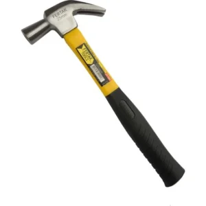 Fertak Martelo Unha 650g Cabeça Aço Forjado Cabo Fibra 22cm