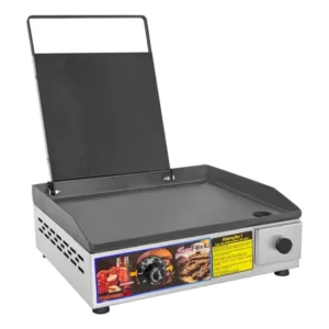 Chapa De Lanche Sanduiche Lanche Elétrica Inox 40x35 Cor Cinza