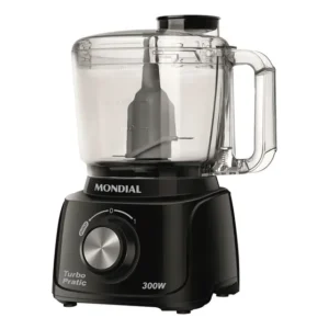 Mini Processador Turbo Pratic Mp-16-b 300w Preto Mondial Preto 127v