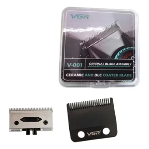 Lâminas de corte de barbeiro profissionais Vgr V-001, cor preta