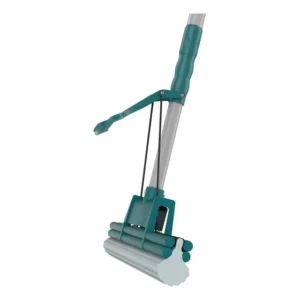 Mop Rodo Vassoura Limpeza Geral Plus Unidade 1 Cinza e Verde