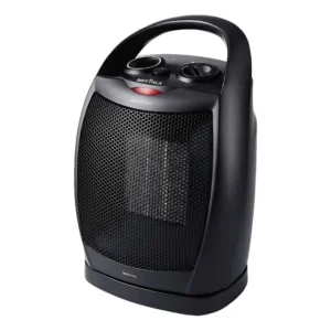 Aquecedor De Ar Elétrico P/ Quarto Sala Banheiro Sem Frio Cor Preto