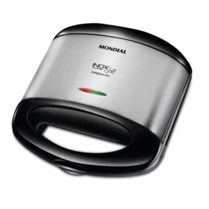 Sanduicheira S07 Inox Premium 800w Preta Mondial Cor Preto