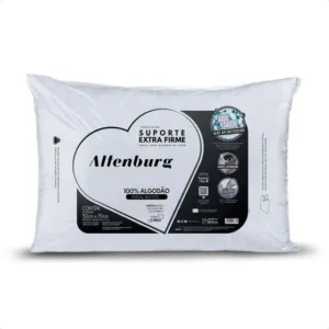Travesseiros Suporte Extra Firme Percal Altenburg 70x50 Branco