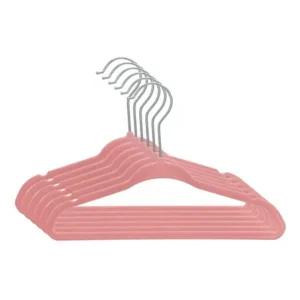 Kit De Cabide Infantil De Veludo Rosa Oikos - 30 Unidades Rosa