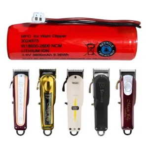 Bateria Wahl Magic Clip Super Taper Legend Senior Cordless Vermelho 127/220v