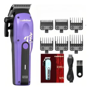 Máquina De Cortar Cabelo Profissional De Velocidade Ajustáve