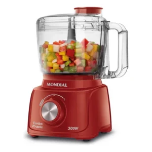Mini Processador Turbo Pratic Mondial Mp-16 Vermelho 220v Vermelho 220v