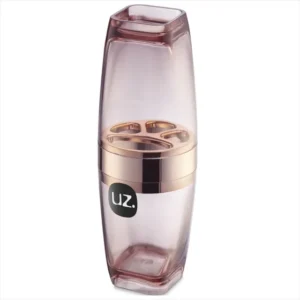 Porta Escova Com Tampa Premium Rose Gold 23x8cm Uz Utilidade Rosé Gold