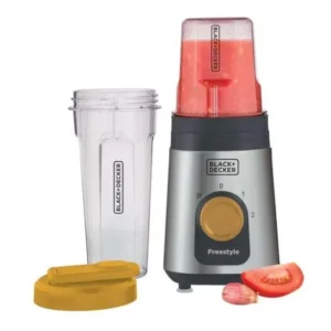 Liquidificador e Processador Freestyle Black Decker modelo LP320 com 2 jarras de 300 ml e 600ml acabamento em inox