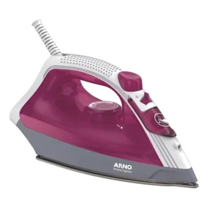 Ferro De Passar Roupa Arno Vapor Elétrico Steamgliss Rosa