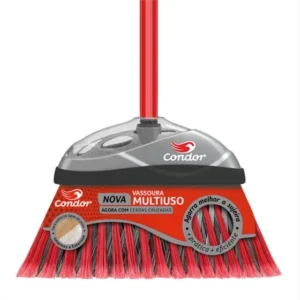 Kit 2 Vassouras Condor Multiuso Ref V-35 Cerdas Plumadas nao acompanha cabo