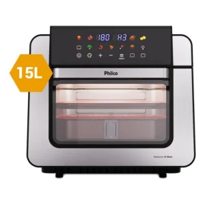 Air Fryer Oven Philco Paf15b 15l Dupla Resistência 1800w