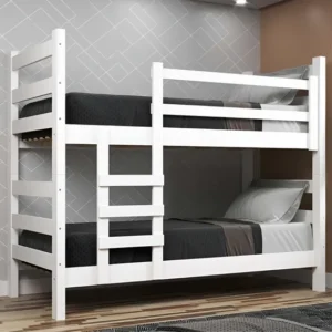 Beliche Mad Maciça Vira 2 Camas Dubai Multimóveis Cr4137 Bco Cor Branco