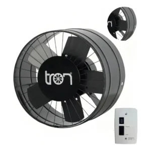 Ventilador Exaustor Axial Tron Industrial Comercial 300mm 130W Grafite