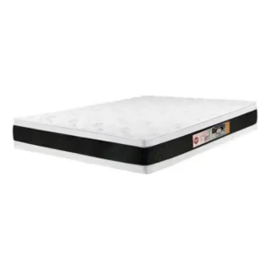 Colchão Castor Casal Queen Black&white Air D-33 1,58x1,98x27 Branco/preto
