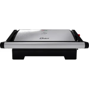 Sanduicheira Mini Grill Oster Inox 2 Em 1 Ogrl230 1000w Cinza 127v