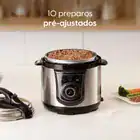 Panela De Pressão Elétrica Elgin Ppr 4l 840w Inox 220v Prateado/preto 220v - Imagem 8