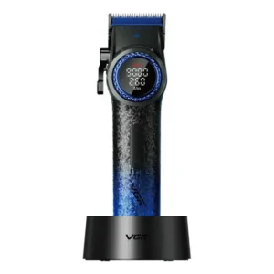 Máquina De Cortar Cabelo Vgr V-001 Azul Profissional Azul 127/220v