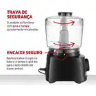 Mini Processador Mondial Turbo Pratic Mp-16-b Preto 220v Preto/prata 220v - Imagem 6