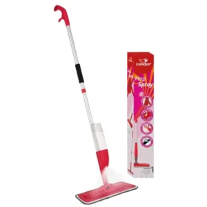Vassoura Rodo Magico Mop Spray De Limpeza Esfregão Com Rafil Vermelho