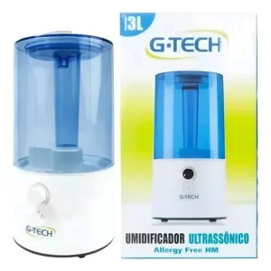 Umidificador Ultrassônico De Ar Bivolt 3l Silencioso G-tech Azul 127/220v
