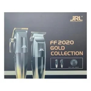 Kit Máquina Cortar Cabelo JRL Modelo 1000 Sem Fio Gold Titanio