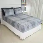 Jogo De Lençol Cama Solteiro Size 2 Peças Box Estampado Com Elástico Malha 100% Algodão Cozzilar Toque Macio Hotel Pousada Modelo 9 - Imagem 13