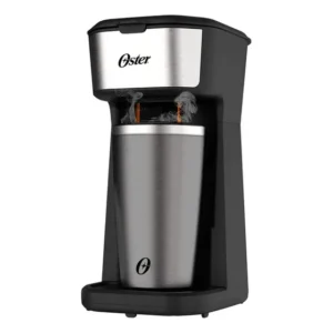 Cafeteira Oster 2 Day OCAF200 automática preta e inox de filtro