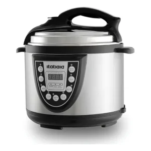 Panela Pressão Digital Elétrica Itatiaia 5l Mid Inox 220v Preto 220v
