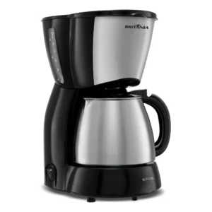 Cafeteira Britânia 32 Cafezinhos 1,2l Bcf32b Jarra Em Inox Cor Preto