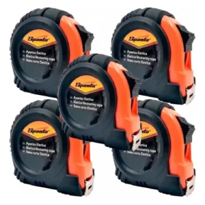 Kit Trena 5 Metros Manual Emborrachada C/ Trava 5 Unidades