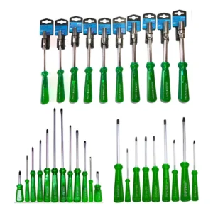 Combo De Jogos De Chave Fenda Phillips, Torx E Canhão Verde