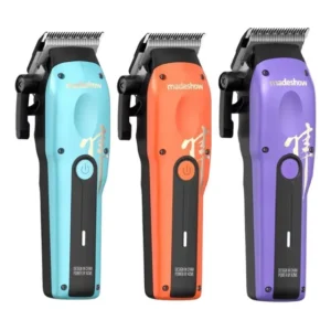 Maquina De Cortar Cabelo Profissional Madeshow M15 Cor:azul Azul