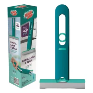 Mini Mop Espuma PVA Rodo Rodinho para Pia Flash Limp MOP7674 Verde