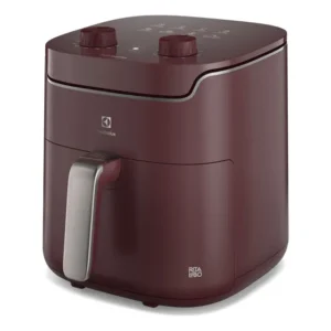 Air Fryer Electrolux EAF41 com 5,6L 1400W de Potencia Tecnologia Air Cooking 360 timer de 60 min 8 receitas pré-programadas Por Rita Lobo Vinho