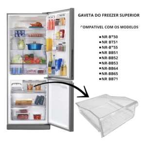 Gaveta Superior Freezer Geladeira Panasonic Bb51 Bb52 Bb53