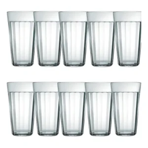 Copo Americano 450ml Nadir Vidro Transparente Kit 10 Long Drink